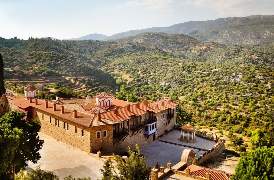 Samos: Full-Day Guided Island Bus Tour - A quiet stop at Timios Stavros or Megali Panagia