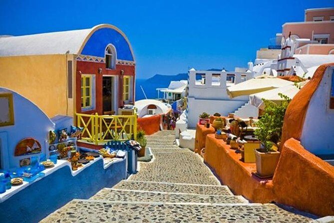 SANTORINI 1 day Guided Excursion with HIGHSPEED from CRETE - From Heraklion at dawn: how this day actually starts