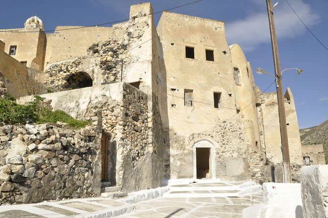 Santorini: 4hr Private Countryside Hidden Paths Tour - Stop 6: Monastery of Profitis Ilias Panoramas