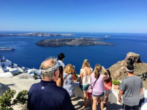 Santorini: 5-Hour Private Shore Excursion - Getting picked up in Fira: cable car exit meet-up and a smooth first hour