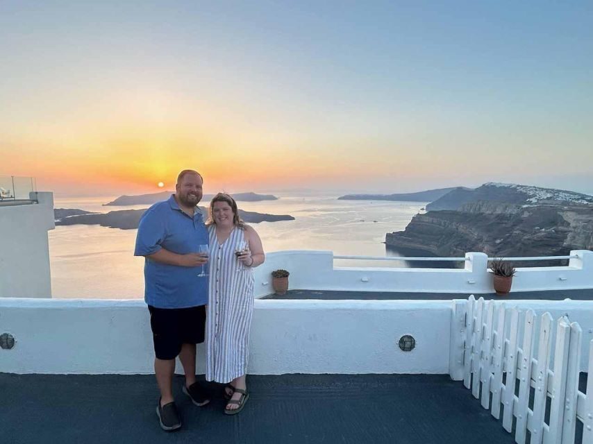 Santorini: 5-Hour Private Wine Tour - Santo Wines Winery: classic Santorini views during the tastings