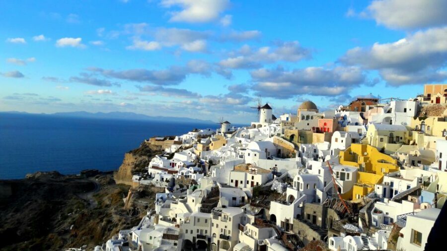 Santorini: 6-Hour Classic Panorama Private Tour - Perivolos Black Beach: Swim Time in Volcanic Sand