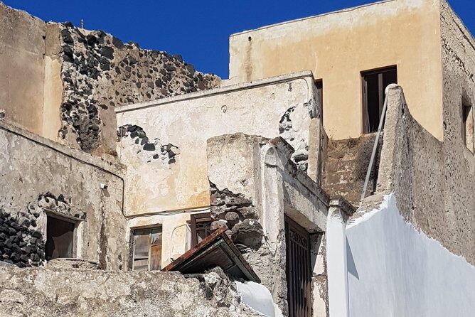 Santorini: 6hr Small Group Shore Excursion Villages & Wine - Anhydrous Winery: wine tasting with food pairing (the highlight most people remember)