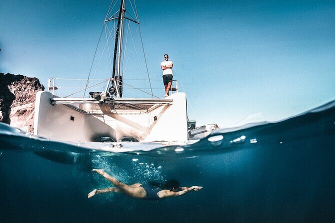 Santorini All-inclusive Private Catamaran Cruise - Pickup, timing, and what to expect on the day