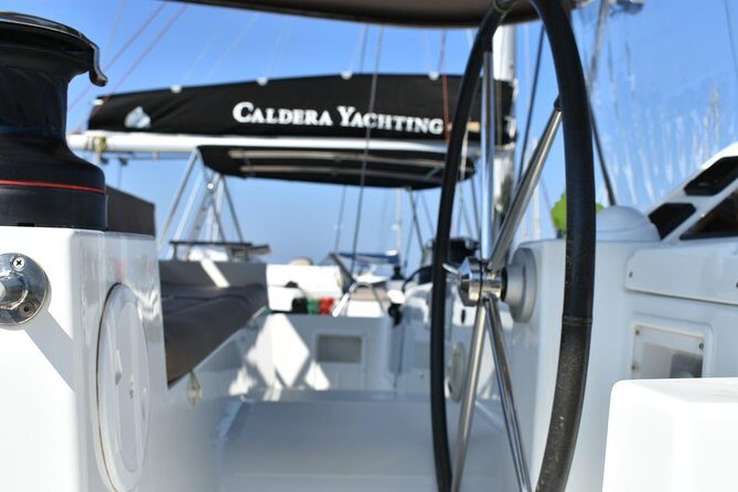 Santorini All-inclusive Private Catamaran Cruise - Snorkeling gear included: fewer decisions, better time in the water