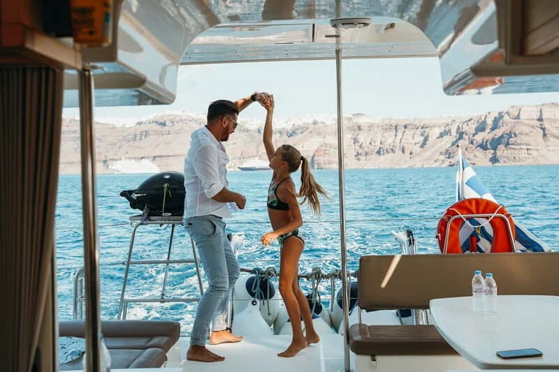 Santorini: All-Inclusive Private Catamaran Experience - Customizable route, weather changes, and how to plan like a pro