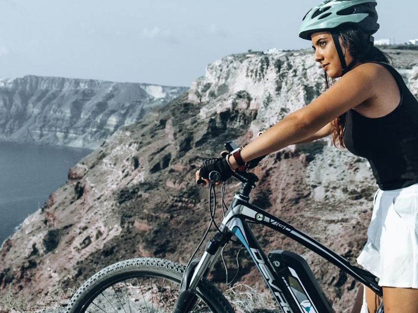 Santorini: Around the Island by Electric Bike - The wine roads to Megalochori and the caldera reveal