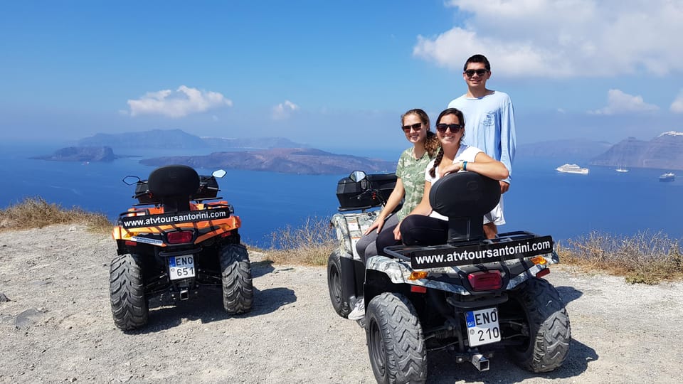 Santorini: ATV guided tour around the South of the island - Key points at a glance