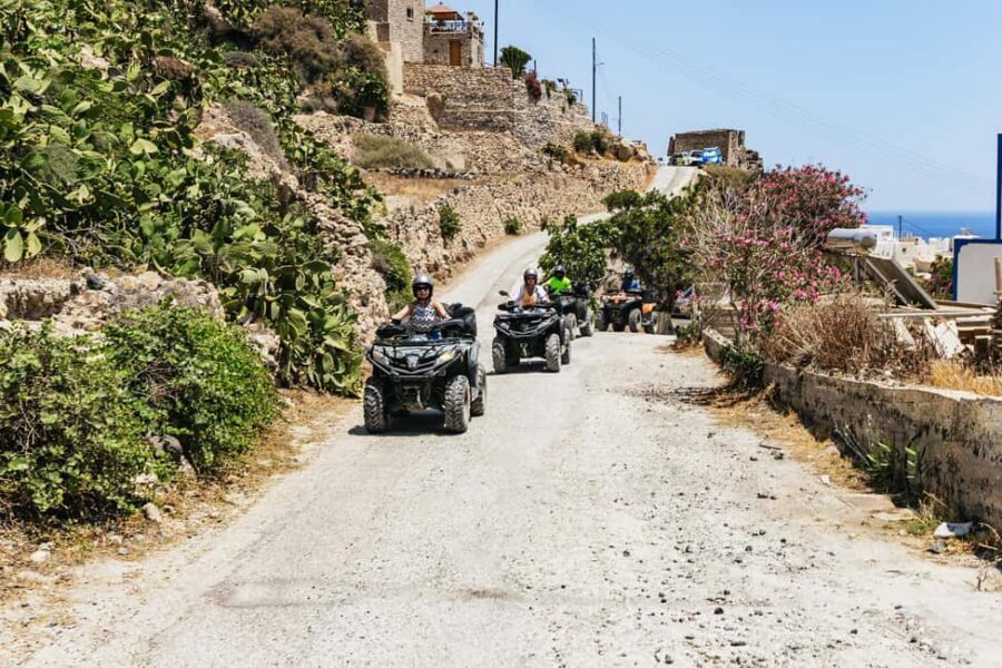 Santorini: ATV Quad Bike Tour with Lunch and Pickup - Black Sand Beach: the volcanic coast stop that feels like a different planet