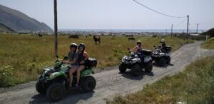 Santorini: ATV-Quad Experience Tour + Transportation - Emporio to the Venetian Castle: old lanes, real views, and a quick walking break