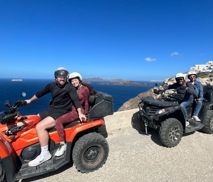 Santorini: ATV-Quad Experience Tour + Transportation - Caldera views and the cave chapel: where the quad beats tour buses