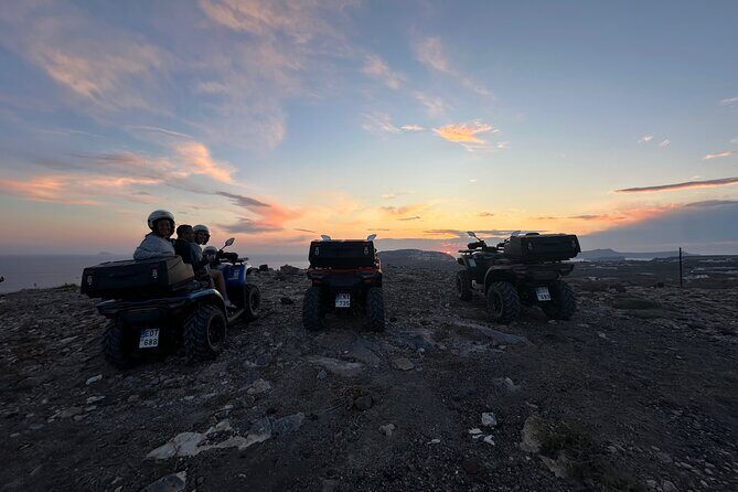 Santorini ATV-Quad Off-road Experience Tour with Transportation - Stop 2: Emporio Village for Castle Views and Defensive Tower Details