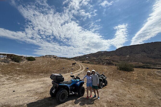 Santorini ATV-Quad Off-road Experience Tour with Transportation - Stop 3: Pyrgos Kallistis and the 4WD Fun (Plus a 240-View Moment)