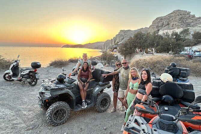 Santorini ATV-Quad Off-road Experience Tour with Transportation - Windmills of Emporio at Sunset: Quiet Dusk Beats Crowds
