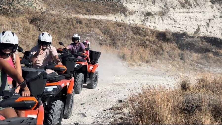 Santorini: ATV-Quad Off-Road Safari with Hidden Trails - Emporio Stop: Photo Time Plus a Guided Island Thread