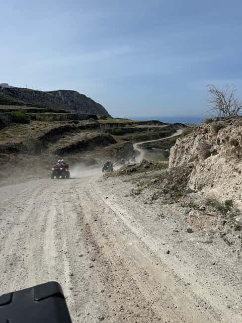 Santorini: ATV-Quad Off-Road Safari with Hidden Trails - Eros Beach: The Isolated Swim and Drink Moment
