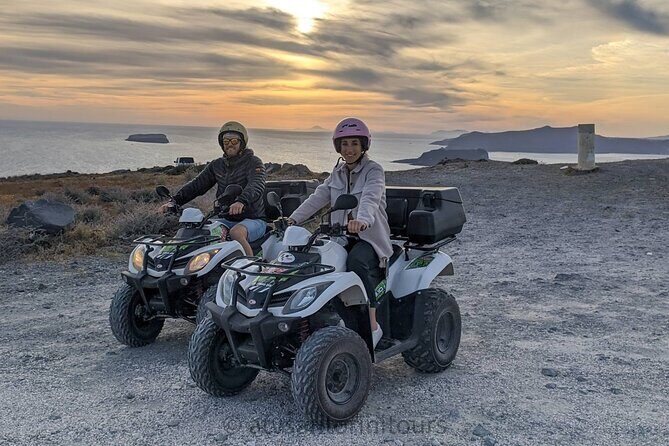 Santorini ATV Quad off-road Tour: Perfect for Cruise Passengers - Riding through Megalochori: village lanes where Santorini feels local
