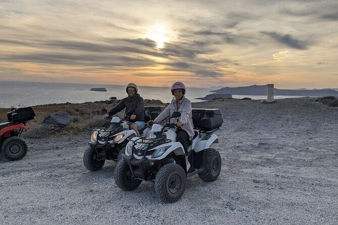Santorini ATV Quad off-road Tour: Perfect for Cruise Passengers - Perissa Black Sand Beach: a volcanic beach stop built for photos