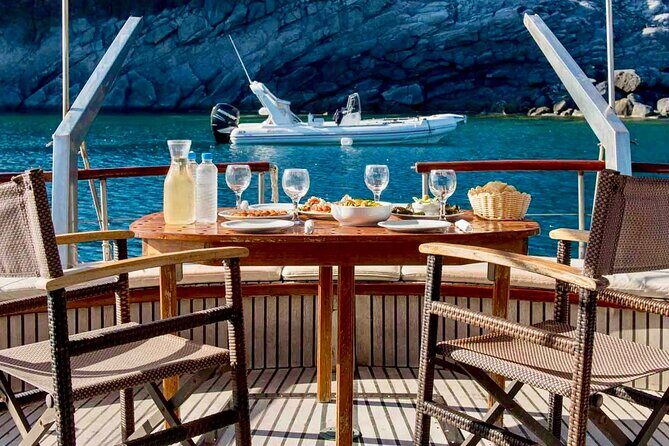 Santorini Caldera Day Traditional Cruise with Meal and Drinks - Red Beach and White Beach: Two Very Different Swim Stops