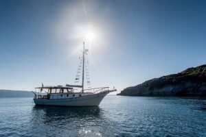 Santorini Caldera Day Traditional Cruise with Meal and Drinks - Volcano-Area Sailing and Hot Springs Time (Without the Hike)