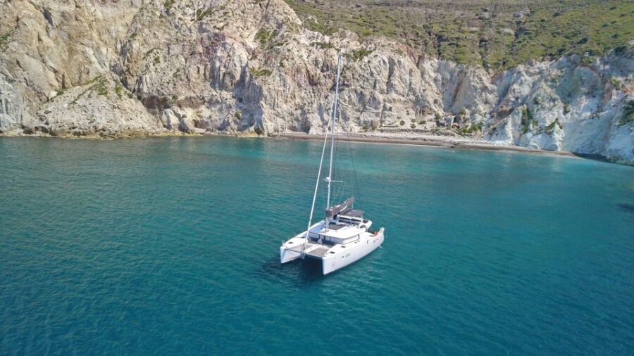 Santorini: Caldera Luxury Catamaran Cruise w/ Meal & Drinks - From Vlichada Marina to the Caldera: The Start That Sets the Tone