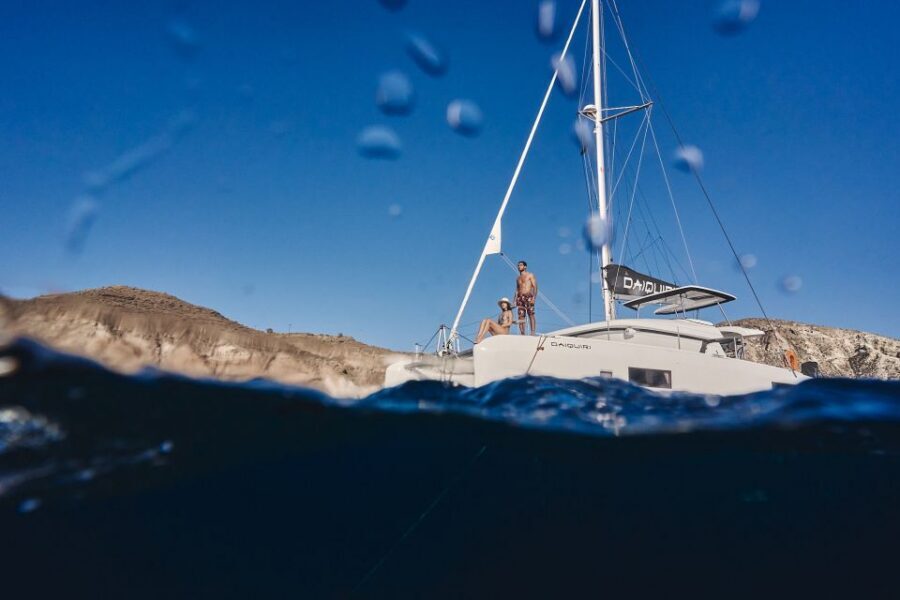 Santorini: Caldera Luxury Catamaran Cruise w/ Meal & Drinks - Mesa Pigadia and the Caldera Rhythm: How the Swim Stops Work