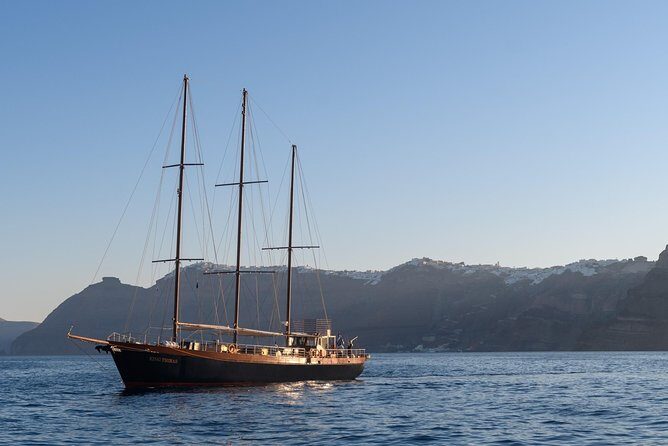Santorini Caldera Morning Cruise With King Thiras Boat - King Thiras on the caldera: why this feels special