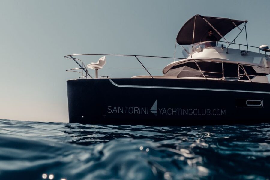 Santorini: Caldera Private Power Catamaran Cruise - Who should book this Santorini catamaran cruise
