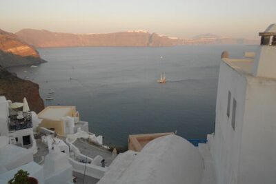 Santorini car tour with a local - Profitis Ilias: Santorini from its highest point