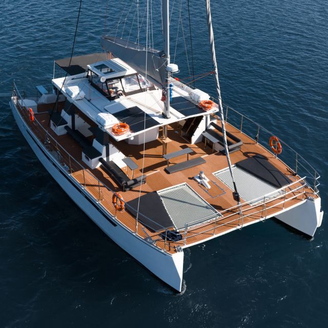 Santorini: Catamaran Caldera Cruise with Meal and Drinks - Hot springs: the volcano energy, but set your expectations