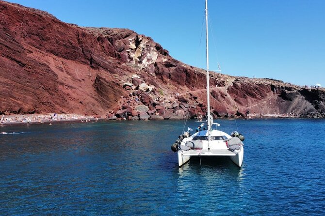 Santorini Catamaran Cruise – 5-Hour Private Sailing Experience - Thomas, Ellie, and the feel of the crew