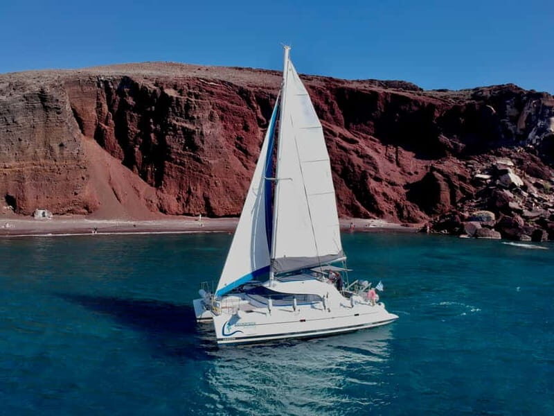 Santorini: Catamaran Cruise with Food and Drinks - Vlychada departure: where the trip really starts