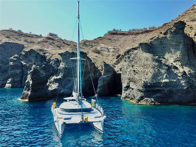 Santorini: Catamaran Cruise with Food and Drinks - Sunset vs daytime cruise: pick the mood, not the marketing