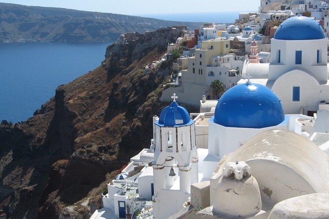 Santorini Classic highlights tour - Prophet Elias: Santorini from the top