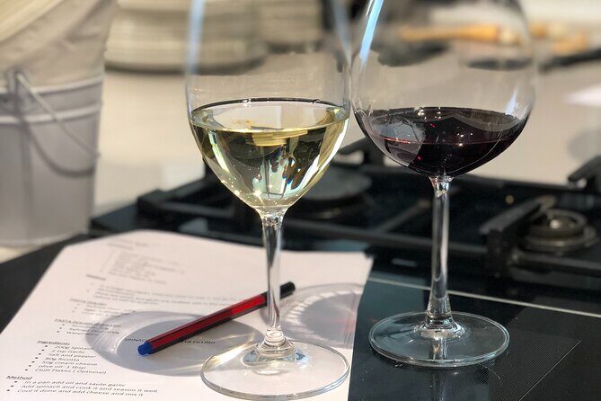 Santorini Cooking Class Gastronomy Experience & Wine Tasting - Lunch, wine, and how to pace yourself on Santorini