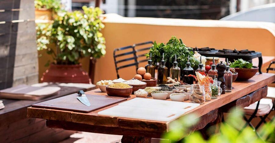 Santorini Cooking Class with Wine Tasting & Lunch - The First Winery Stop: Wine Tasting With Real Island Context