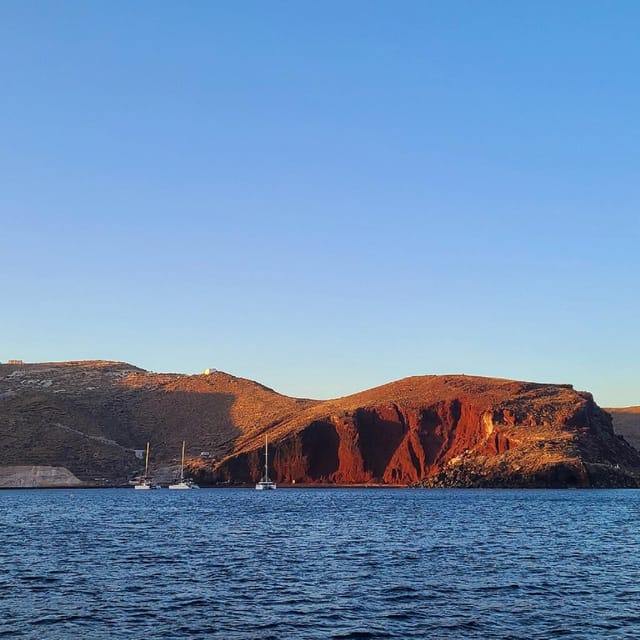 Santorini:Cruises with Catamaran around the Volcanic Island. - Key points before you book