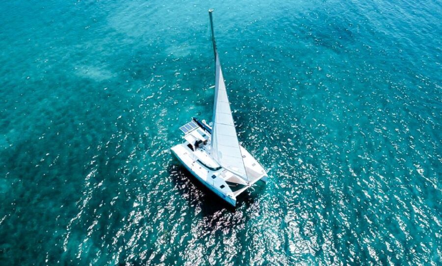 Santorini: Day Cruise with Meal & Open Bar - A Catamaran Day on Santorini’s Southern Caldera