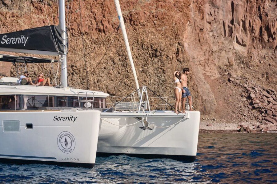 Santorini: Day Luxury Catamaran Cruise with Meal & Drinks - Value at $159: What You’re Actually Buying