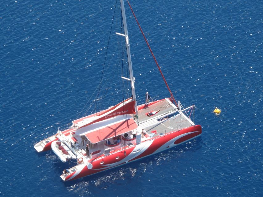 Santorini: Dream Catcher 5-hour Sailing Trip in the Caldera - Private Bays for Swimming and Snorkeling: The Best Part of the Day
