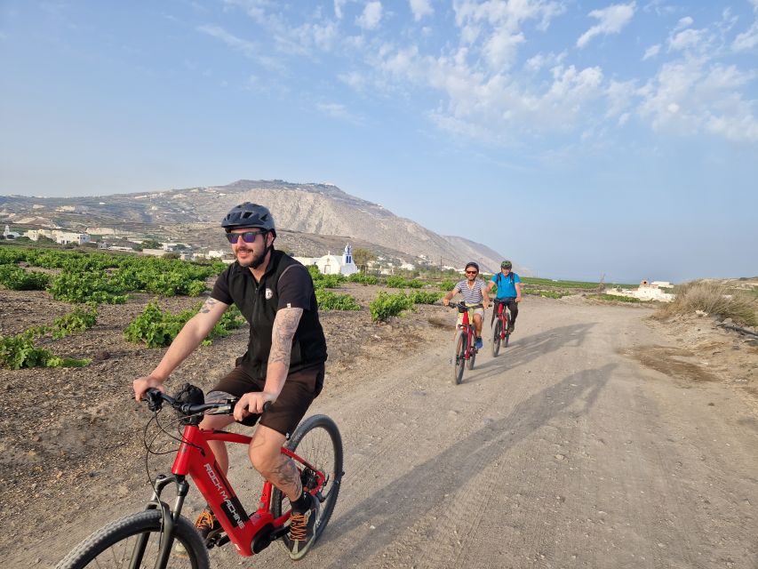 Santorini: E-bike tour experience - Vlychada and Santorini’s black shoreline