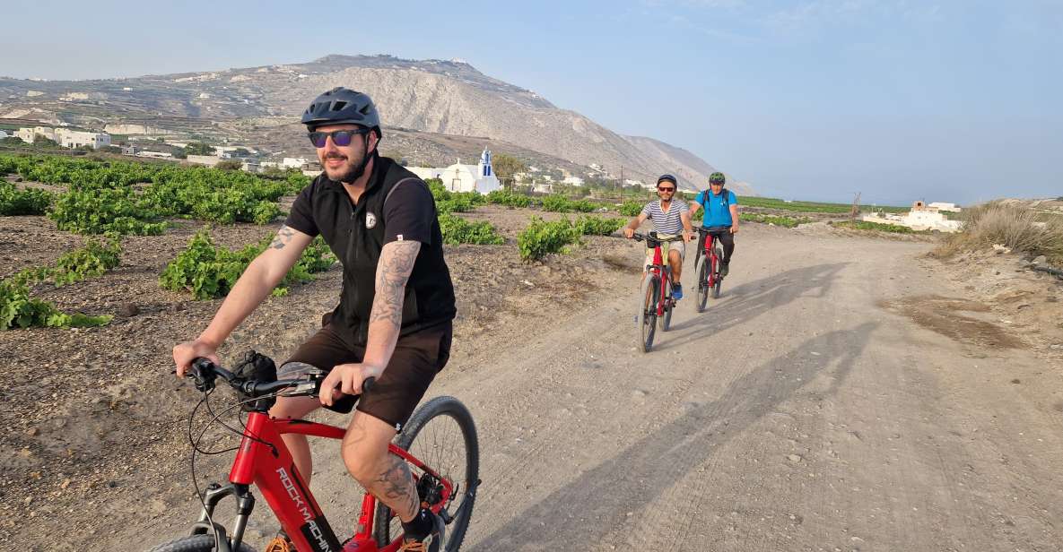 Santorini: E-bike tour experience - What the $120 price includes