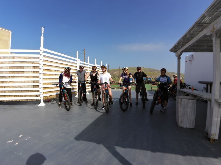Santorini: Electric Mountain Bike Adventure - Megalochori and the Feggera balcony wine tasting