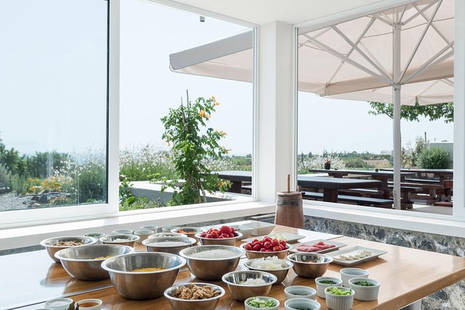 Santorini Farm-to-Table Cooking Class with a Local Chef, Christos - Key points at a glance