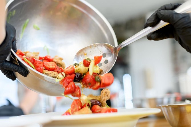 Santorini Farm-to-Table Cooking Class with a Local Chef, Christos - Starting in the gardens of Aroma Avlis
