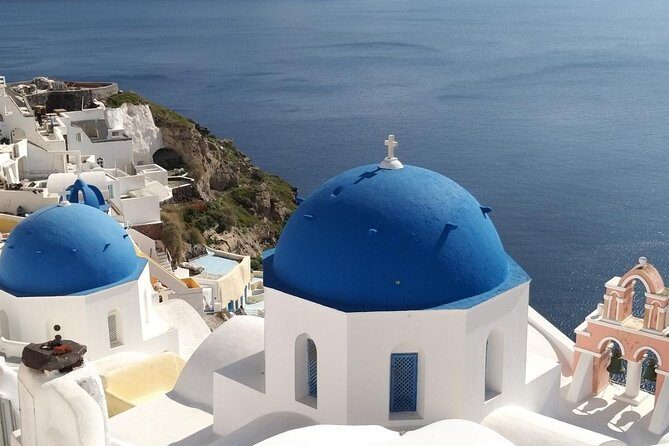 Santorini First-time Visitors Private Tour with Wine Tasting - Stop 2: Oia Main Street, Blue Domes, and the Sunset Math