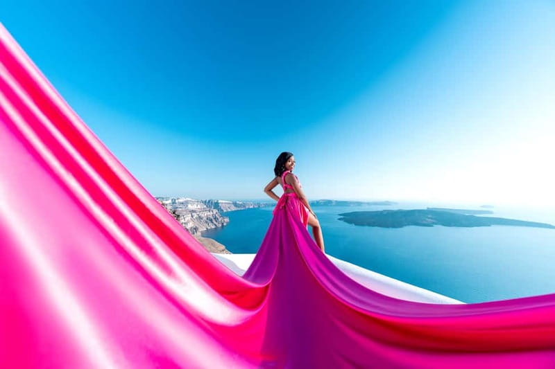 Santorini: Flying Dress Photo © Photoshoot "Express Package" - The photos you actually receive