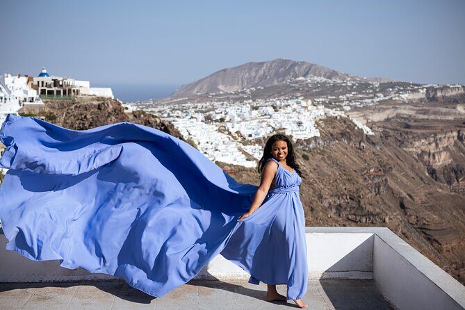 Santorini Flying Dress Photo Session Experience - Price and value: is $301.71 per person worth it?