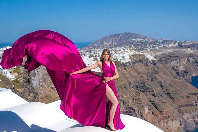 Santorini: Flying Dress Photoshoot - Where to Meet, What to Bring, and How to Plan Your Day