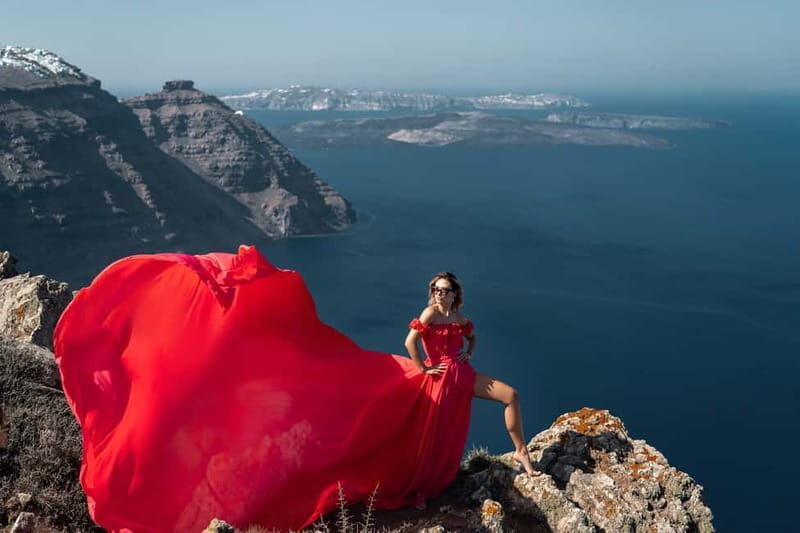 Santorini: Flying Dress Photoshoot - Should You Book This Santorini Flying Dress Photoshoot?